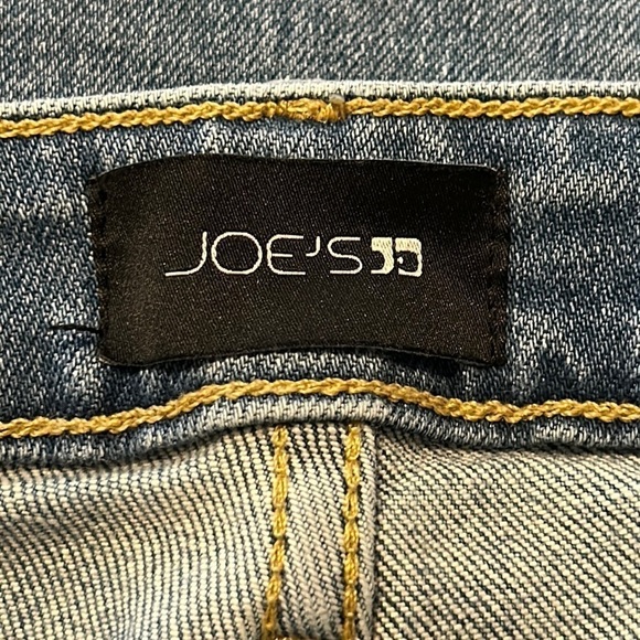 Joe's Jeans The Lara Mid Rise Cigarette Ankle Jeans Straight Leg Busted Knee 25 - Picture 6 of 13